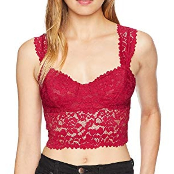 Free People Dream Away Lace Brami Concert Top Bra - Picture 4 of 7